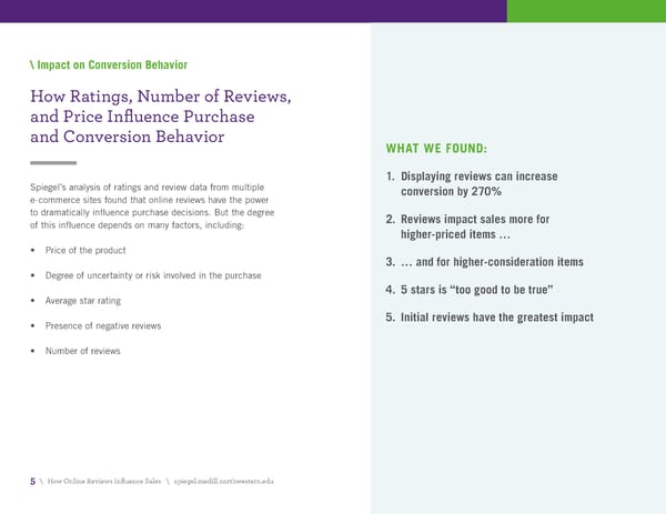 How Online Reviews Influence Sales - Page 5