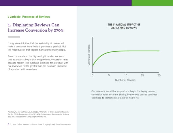 How Online Reviews Influence Sales - Page 6