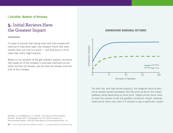 How Online Reviews Influence Sales - Page 11