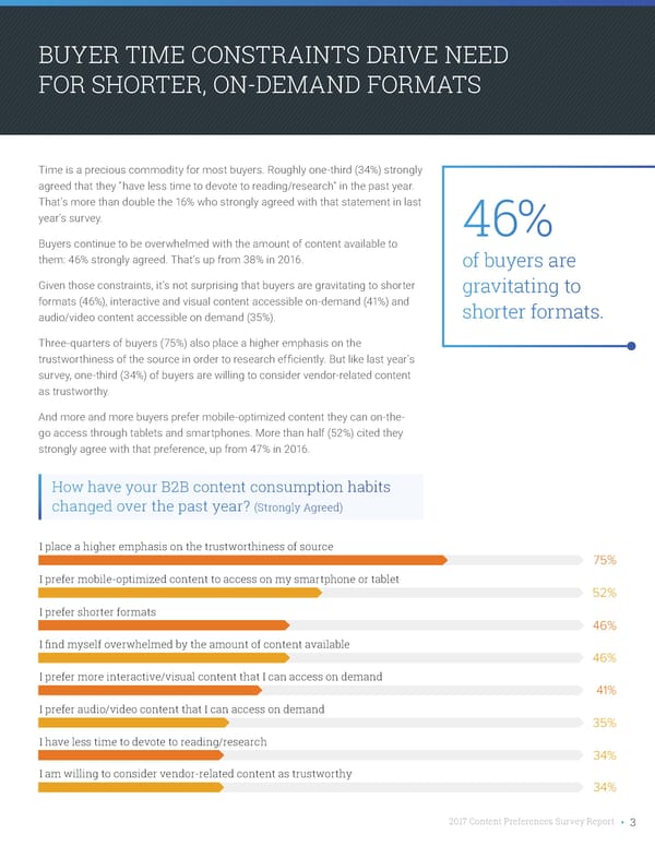 Content Preferences Survey Report - Page 3