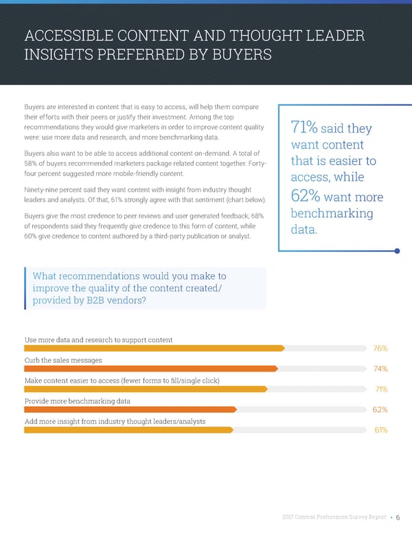 Content Preferences Survey Report - Page 6